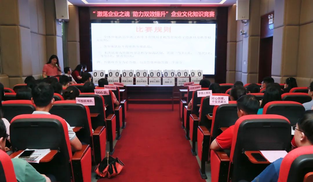 激荡企业之魂 助力双效提升——白云山永利集团公司乐成举行企业文化知识竞赛